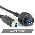 USB 3.0 Waterproof Cable A Female to B Male