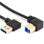 USB 3 A Left to B Up<br>(Ultra-Thin Cable)