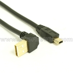 USB Camera Cable - Angled A to Mini