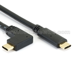 USB 3.1 Cable - Straight to Right Left