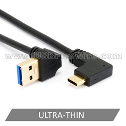 USB 3 Down A to Right/Left C (Ultra-Thin)