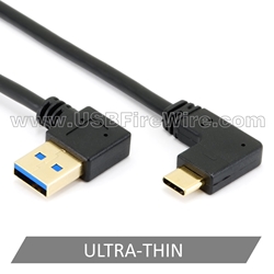 USB 3 Left A to Right/Left C  (Ultra-Thin Cable)