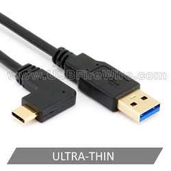 USB 3 Right/Left C to A  (Ultra-Thin Cable)