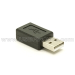 USB Gender Changer - AM-MCBF - A Male to Micro-B Female