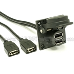 Dual USB Charging Connector