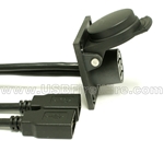 USB 2 Dual A Female<BR> Self Sealing Cable
