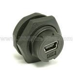 USB Waterproof Coupler - Mini-B female