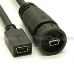 USB Waterproof Mini-B Extension Cable
