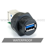 Plastic Waterproof A Female to B Female