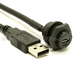 USB Mini-B Waterproof Mountable Cable