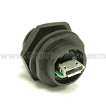 Waterproof USB Connector - Micro-B Female