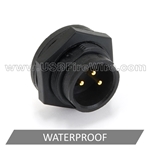USB Waterproof Coupler - A male / Solder Type
