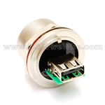 USB 2 A Female to A Female <br> Waterproof Rugged Coupler