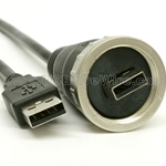 USB Ruggedized / Waterproof A Male to A Male