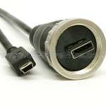 USB Ruggedized / Waterproof A Male to Mini-B