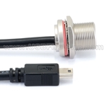 USB 2 Ruggedized Mini-B to Mini-B