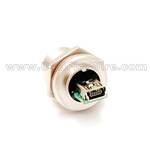 USB 2 Mini-B Female <br> Waterproof Rugged Coupler