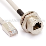 RJ45 Panel Mount with Pigtail Cable