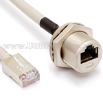RJ45 Panel Mount with Pigtail Cable