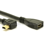 USB 2.0 Left Angle Mini-B Extension
