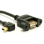 USB 2.0 Extension Cable (A to Left Angle Mini-B)