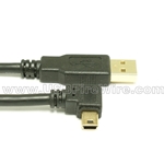 USB 2.0 A to Right Angle Mini-B Cable
