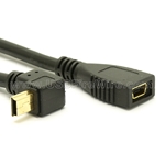 USB 2.0 Mini-B Up Angled Extension