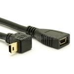 USB 2.0 Mini-B Angled Extension
