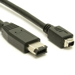 FireWire Adapter Cable (6pin M to 4pin F)