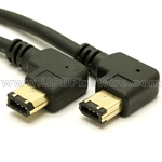 FireWire Device Cable (Right to Left Angle)