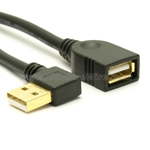 USB 2.0 Extension Cable (Side Exit Right Angle)