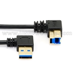 USB 3 Left A to Down B<br> (Ultra-Thin)