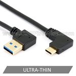 USB 3 Left A to Right/Left C <br> (Ultra-Thin Cable)