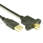 USB 2.0 Panel Mount B Extension Cable