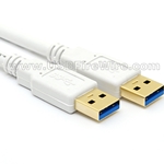 USB 3 A to A (White Cable)