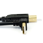 USB 2.0 Up Angle A to B Cable