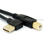 USB 2.0 Device Cable (Left Angle A to B Male)