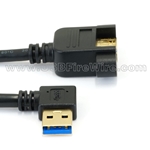USB 3 Right A to Panel Mount A