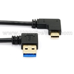 USB 3 Right A to Right/Left C <br> (Ultra-Thin Cable)