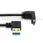 USB 3 Right A to Up/Down C <br> (Ultra-Thin Cable)