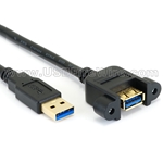 USB 3.0 Extension - A Type - Panel Mount