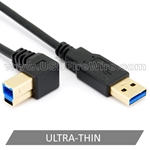 USB 3 Right B to A (Ultra-Thin)