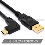 USB 2 Right/Left C to A <br> (High Flex 56K Resistor)