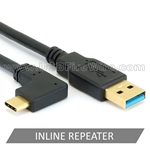USB 3.1 Right/Left C to A (Extra Long Cable)