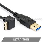 USB 3 Down Micro-B to A<br> (Ultra-Thin)