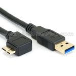 USB 3.0 Cable - Left Angle Micro