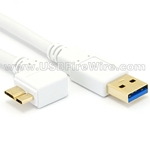 USB 3.0 Cable - Left Angle Micro