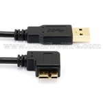 USB 3 Left Micro-B to A<br> (Ultra-Thin)