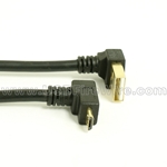 USB 2.0 Double Up Angle A to Micro-B Cable