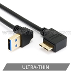 USB 3 Up A to Right Micro-B (Ultra-Thin)